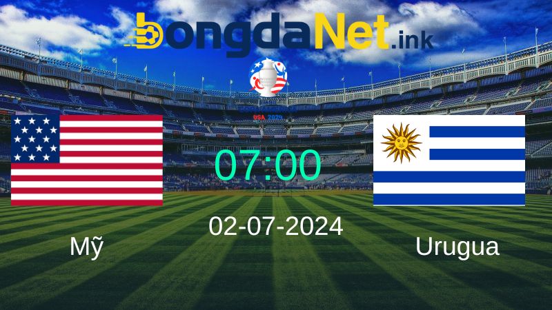 Soi kèo Mỹ vs Uruguay 08h00 02/07 - Copa America 2024